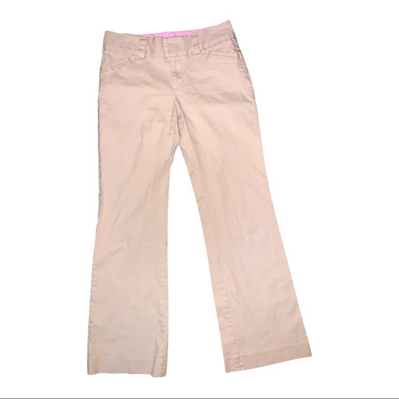 GAP Pants & Jumpsuits Gap Khaki Pants 8 Long Flared Bootcut Beige